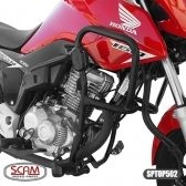 Protetor de Motor e Carenagem com Pedaleira Scam Honda CG160 2014+