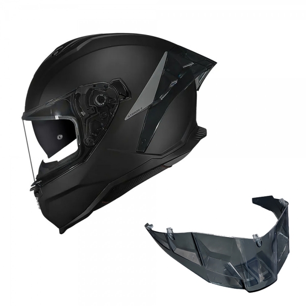 Capacete Norisk Strada II Monocolor Preto Fosco