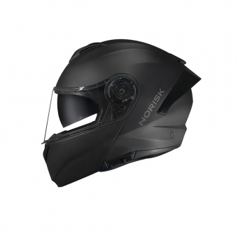 Capacete Norisk Articulado Force II Monocolor Preto Fosco