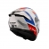 Capacete LS2 FF808 Stream II - Vintage Branco Azul Vermelho