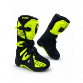 Bota IMS Robust Infantil Trilha Motocross - Preto Fluor