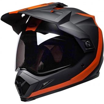 Capacete Bell MX-9 Adventure Mips SwitchBack Laranja Fosco