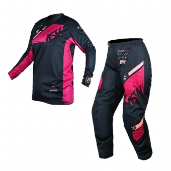 Conjunto ASW Karma Feminino Preto Vinho