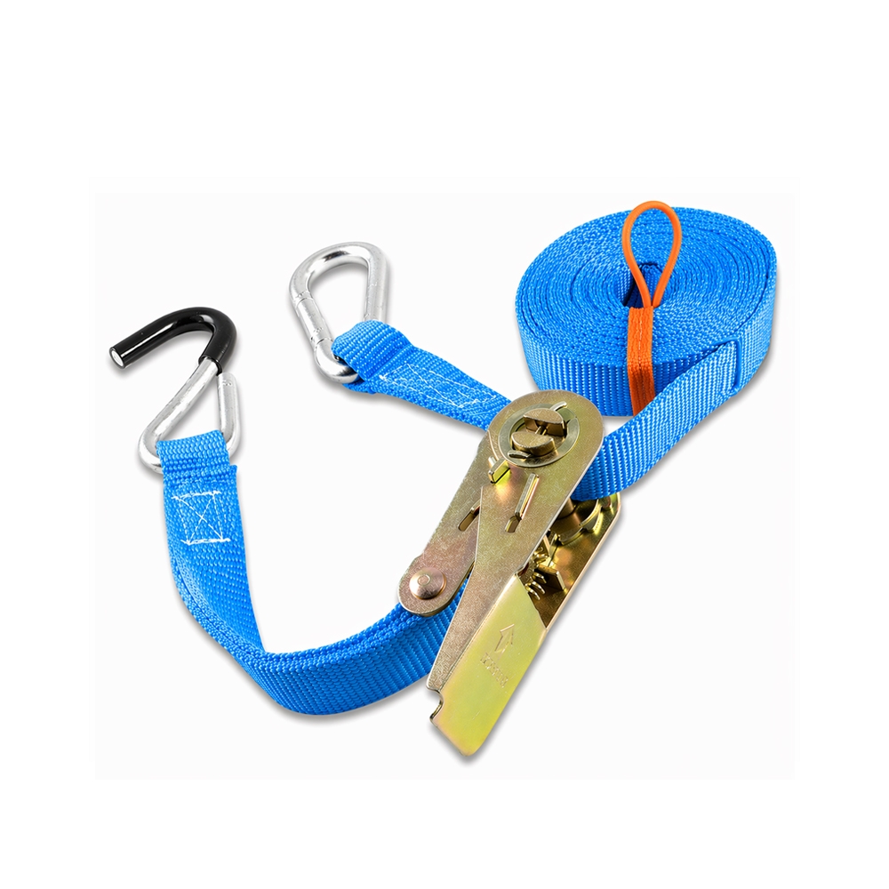 Esticador Líder Catraca + Mosquetão 2,30m - Azul