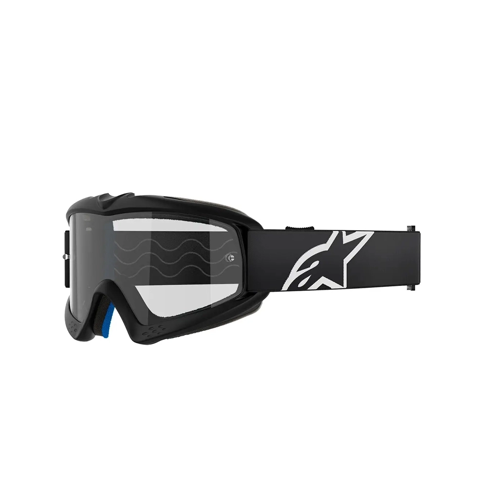 Óculos Alpinestars Vision Youth Corp Lente Clear - Preto