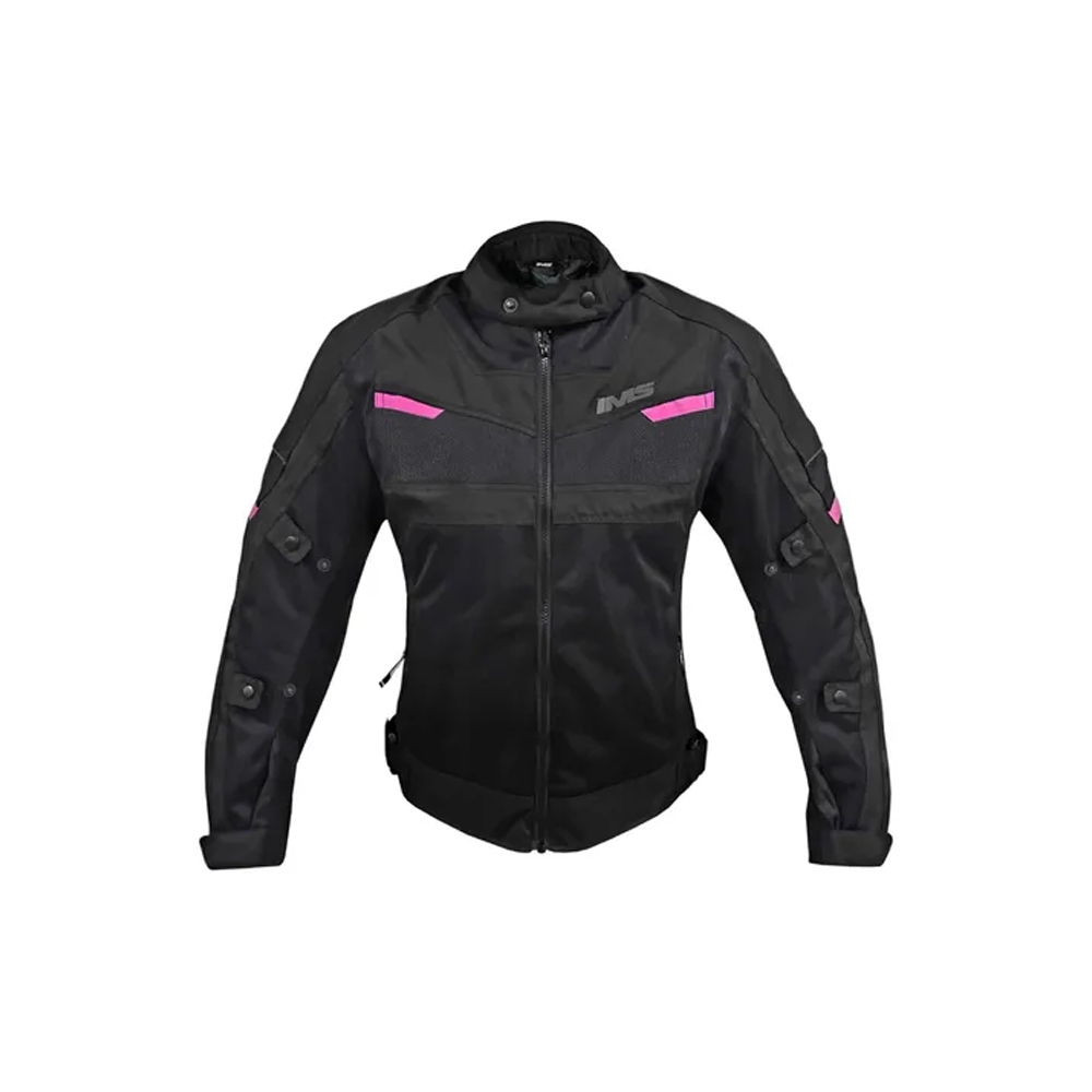 Jaqueta IMS Ventilada Summer Mesh - Feminina Preto Rosa