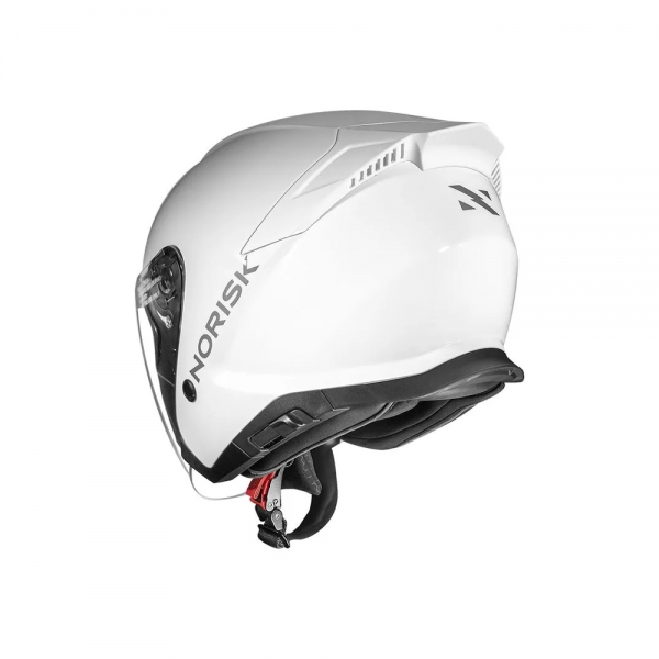 Capacete Norisk City Aberto - Monocolor Branco Brilhante