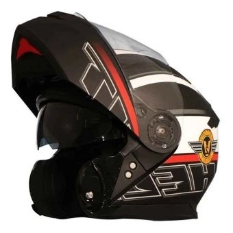 Capacete Helt Hippo Glass Spirit Escamoteável Viseira Solar