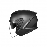 Capacete Norisk City Aberto - Monocolor Preto Fosco