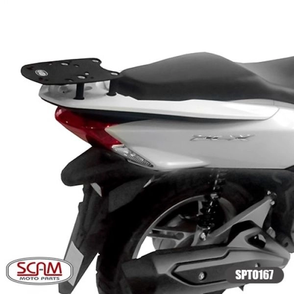 Suporte de Bau Superior Bagageiro Scam Carbono PCX 150 2013+