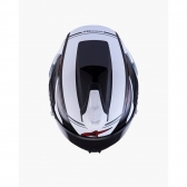 Capacete Alpinestars Sr7 A-Core Preto Branco Vermelho - 60