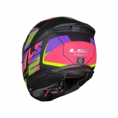 Capacete LS2 FF808 Stream II - Road  Preto Rosa
