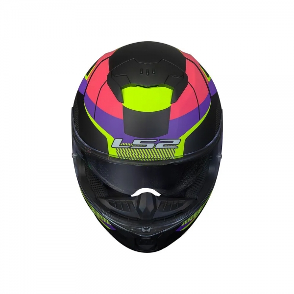Capacete LS2 FF808 Stream II - Road Preto Rosa