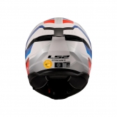 Capacete LS2 FF808 Stream II - Vintage Branco Azul Vermelho