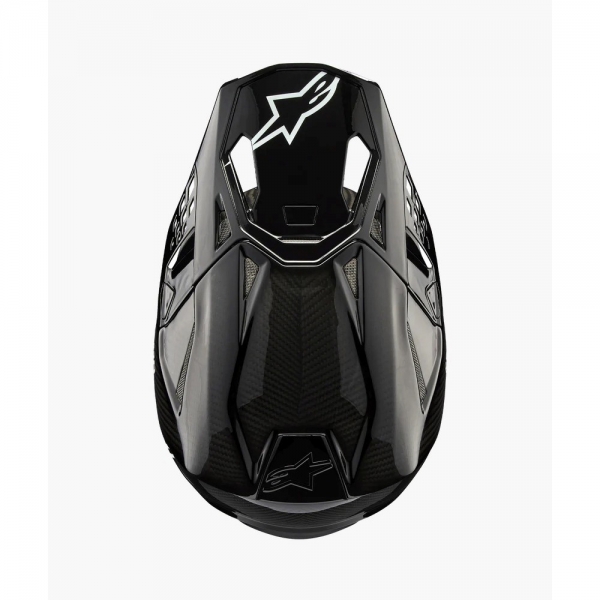 Capacete Alpinestars SM10 Solid Preto Gloss Carbon