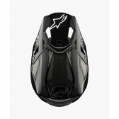 Capacete Alpinestars SM10 Solid Preto Gloss Carbon