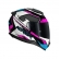 Capacete Norisk Razor - Speedmax Preto Branco Rosa