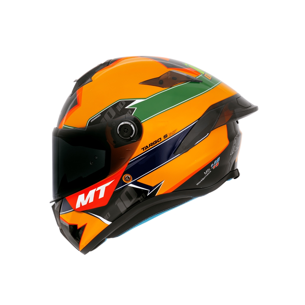 Capacete MT Targo S - Diogo 23 Tribute A3 Amarelo