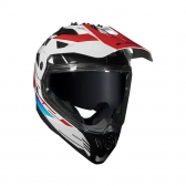 Capacete LS2 MX702 Pioneer II - Namib Branco Azul Vermelho