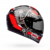 Capacete Bell Qualifier DLX Mips - Isle Of Man - Preto/Vermelho