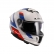 Capacete LS2 FF808 Stream II - Vintage Branco Azul Vermelho