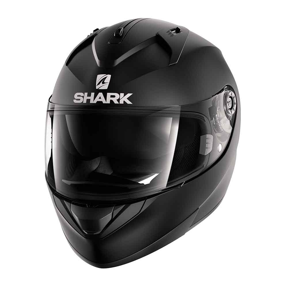 Capacete Shark Ridill 1.2 Blank Preto Fosco