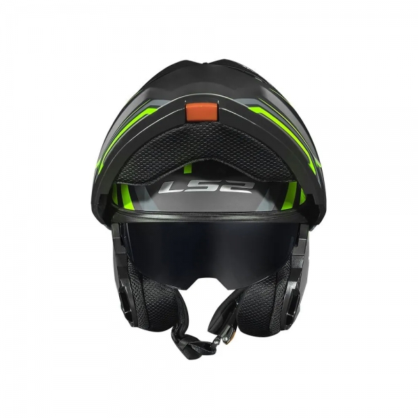 Capacete LS2 Strobe II FF908 - Phantom Cinza Verde Fluor