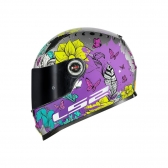 Capacete LS2 FF358 - Dreamcatcher Cinza Rosa