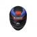 Capacete LS2 FF808 Stream II - Road Titanium Vermelho Azul