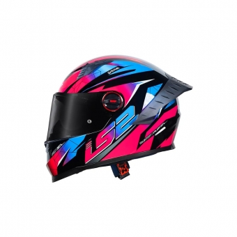 Capacete LS2 FF358 Pro Airline Azul Roxo