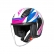 Capacete LS2 OF570 Aiflow II - Draze Branco Rosa Azul
