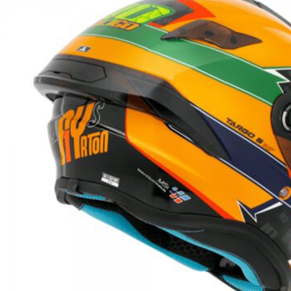 Capacete MT Targo S - Diogo 23 Tribute A3 Amarelo