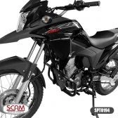 Protetor de motor e carenagem com Pedaleira Scam honda XRE 190 2016+