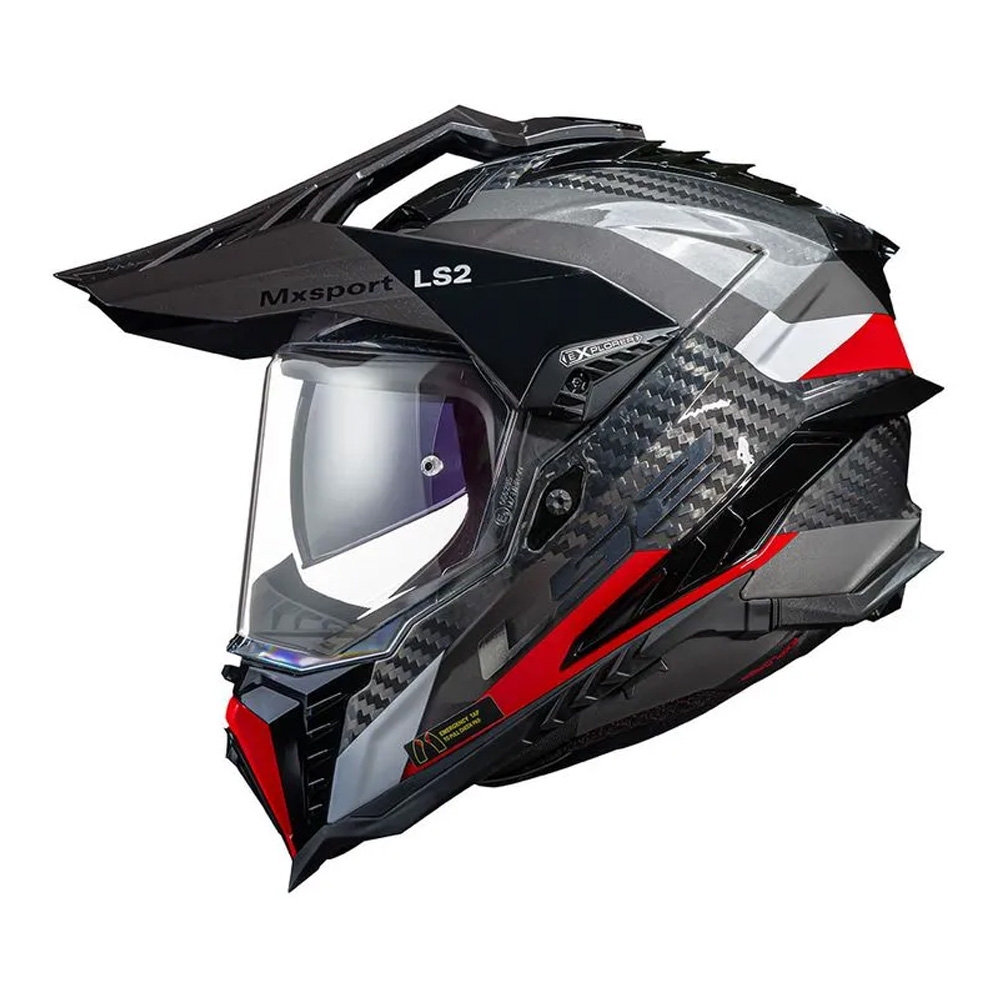 Capacete LS2 MX701 Explorer - Frontier Vermelho