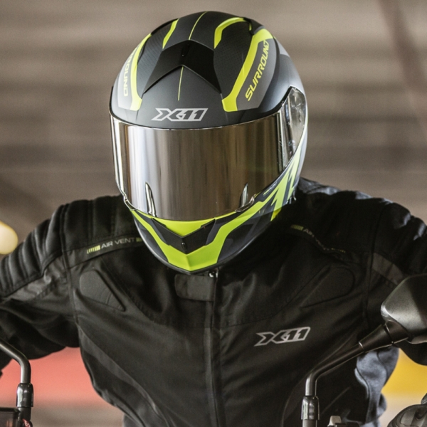 Capacete X11 Revo Pro Surround Neon Tamanho 64