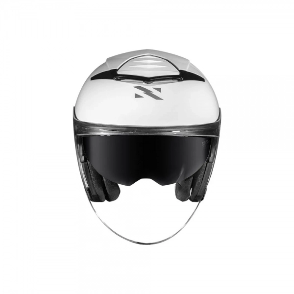 Capacete Norisk City Aberto - Monocolor Branco Brilhante
