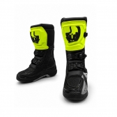 Bota IMS Robust Infantil Trilha Motocross - Preto Fluor Cinza