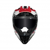 Capacete LS2 MX702 Pioneer II - Namib Branco Azul Vermelho
