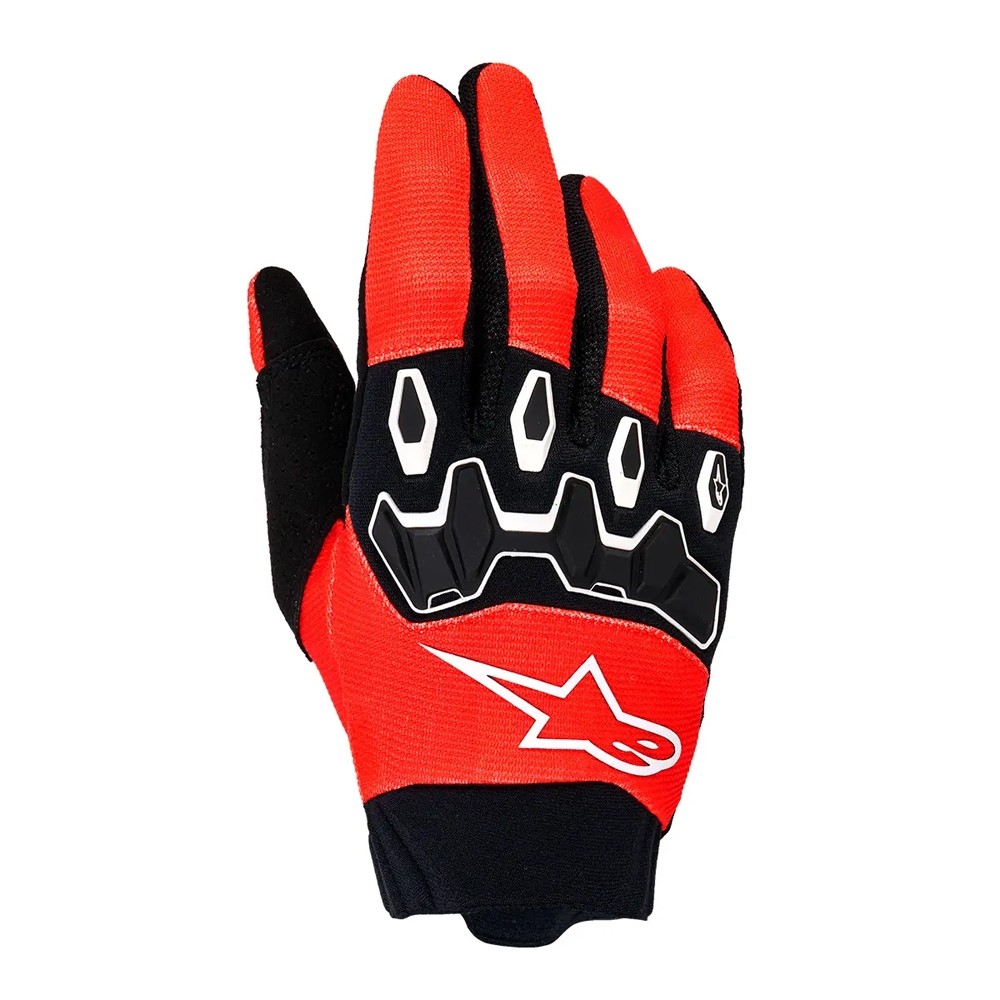 Luva Alpinestars Full Bore V2 - Laranja Preto
