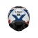 Capacete LS2 Strobe II FF908 - Phantom Branco Vermelho Azul