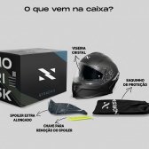 Capacete Norisk Strada II Wow Preto Amarelo Fluo