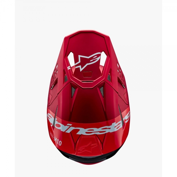 Capacete Alpinestars SM10 Flood Vermelho Fluo