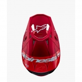 Capacete Alpinestars SM10 Flood Vermelho Fluo