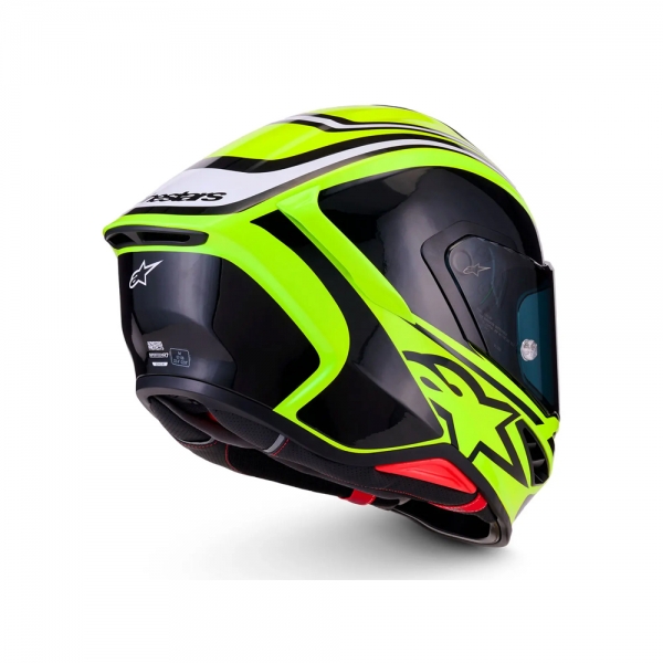 Capacete Alpinestars Sr7 Zeal Amarelo Preto Fluo
