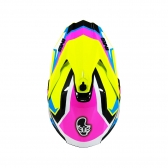 Capacete IMS Revo Edge Trilha Motocross - Azul Fluor Rosa