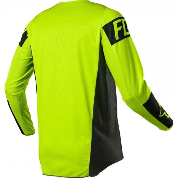 Camisa Fox 180 MX Infantil Revn Amarelo Fluor