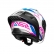 Capacete LS2 OF570 Aiflow II - Draze Branco Rosa Azul