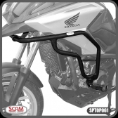 Protetor Motor e Carenagem Scam C/ Pedaleira Honda NC700X 750X 2013/2021