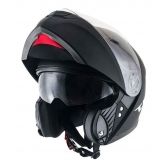 Capacete Helt Hippo Glass Preto Fosco Escamoteável Viseira Solar