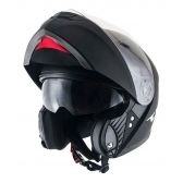 Capacete Helt Hippo Glass Preto Fosco Escamoteável Viseira Solar